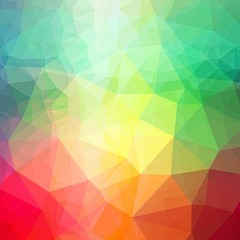 Fototapeta premium Abstract color polygonal triangle patterns. Low poly background.