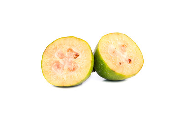 Half fruit feijoa