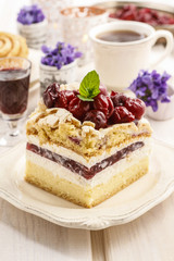 Cherry layer cake