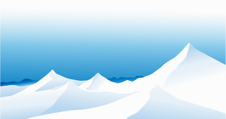 Fototapeta premium Winter mountains