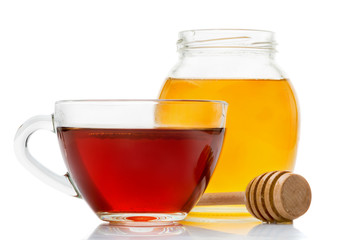 Black tea, honey 
