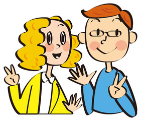 夫婦　カップル