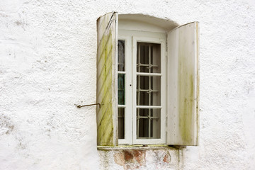Barred window