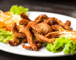 Fried pork