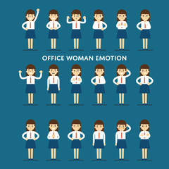 Set of vector people