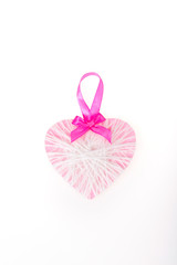 Paper heart card for valentine's day