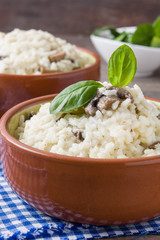 Risotto with mushrooms