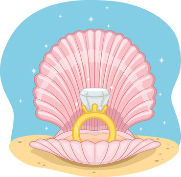 open clam shell clip art