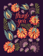Thank you card
