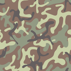 Military Camouflage Textile Pattern
