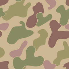 Military Camouflage Textile Pattern