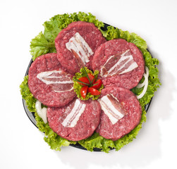 Hamburger di manzo con pancetta 