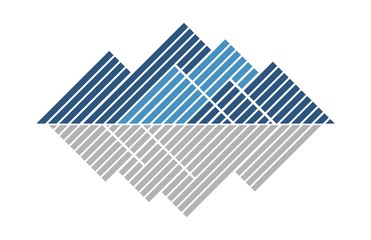 Fototapeta premium mountain logo financial