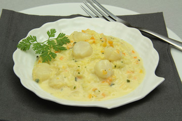 risotto aux saint-jacques 14012016