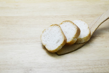 bread stick on wood table