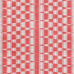 Seamless red and white geometric texture