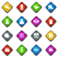 Clothing Store Icons set