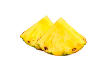 Slices of fruit pineapple