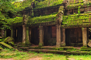 Ta Prohm Temple in Angkor, Siem Reap, Cambodia.