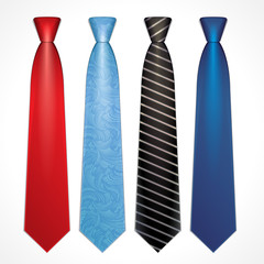 Vector set of colorful neckties - 100107761