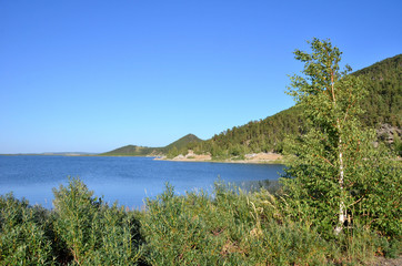 Fototapeta na wymiar Lake Chebache, State National Natural Park 