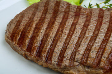 Grilled beef steak