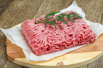 Raw minced beaf