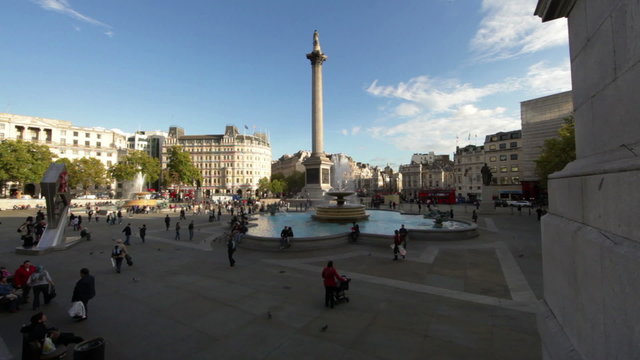 Trafalgar Square panorama
