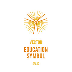 Vector symbol of education