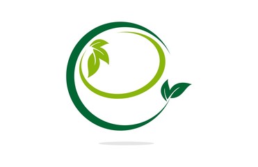 letter e organic logo