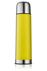 Yellow thermos flask