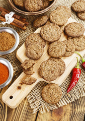 Chocolate cookies with chili pepper - 100113945