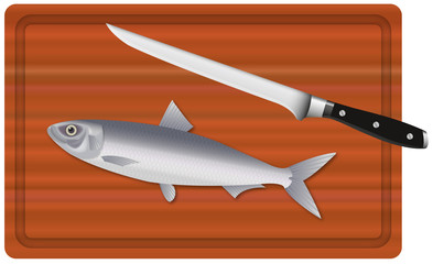 Planche à decouper Poisson