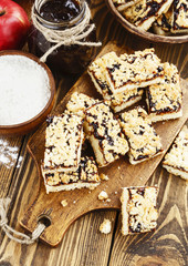 Homemade cookies  with fruit jam