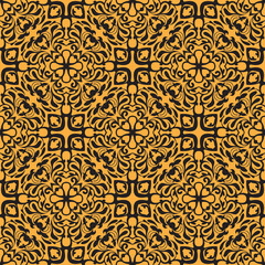Orange seamless pattern