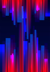 Abstract a background with stripes and glowing lines.Vector