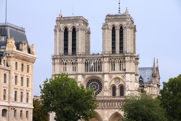 Naklejka na ściany i meble Notre Dame, Paris