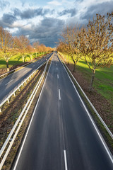 Autobahnzubringer nach Worms