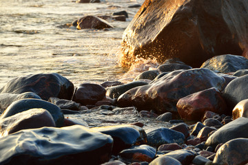 Baltic sea shore, Hiumaa island, Estonia