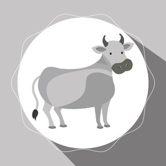Farm animal icon