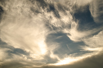 bluE sky have clouded