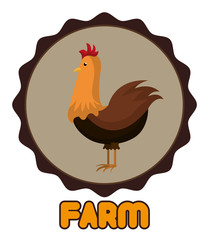 Farm animal icon