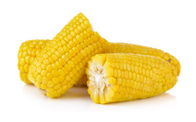 corn on white background