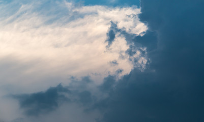 blue cloud sky