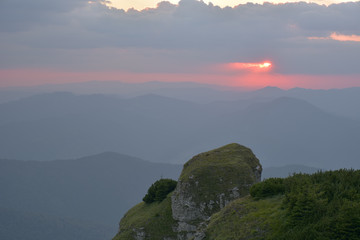 Ceahlau massif, Eastern Carpathians, Moldova, Romania