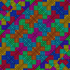 Multicolored Modern Geometric Pattern