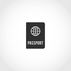 identity card passport icon