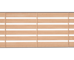 Brown wooden fence isolated on white background