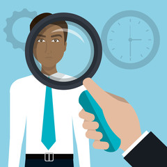 Business people and digital marketing