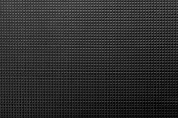 Black leather square background, leather texture.